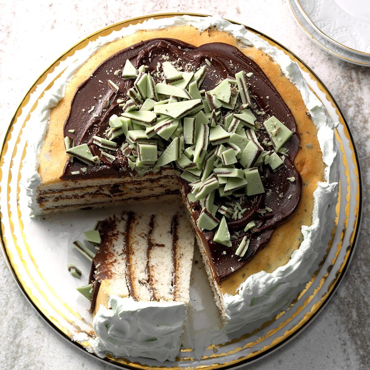 十二月生日:薄荷巧克力蛋糕