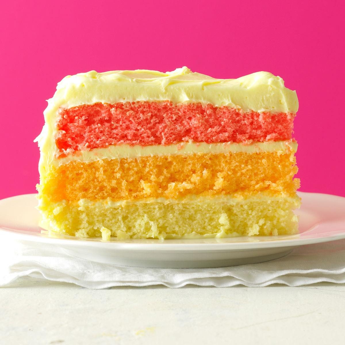五月生日:彩虹蛋糕