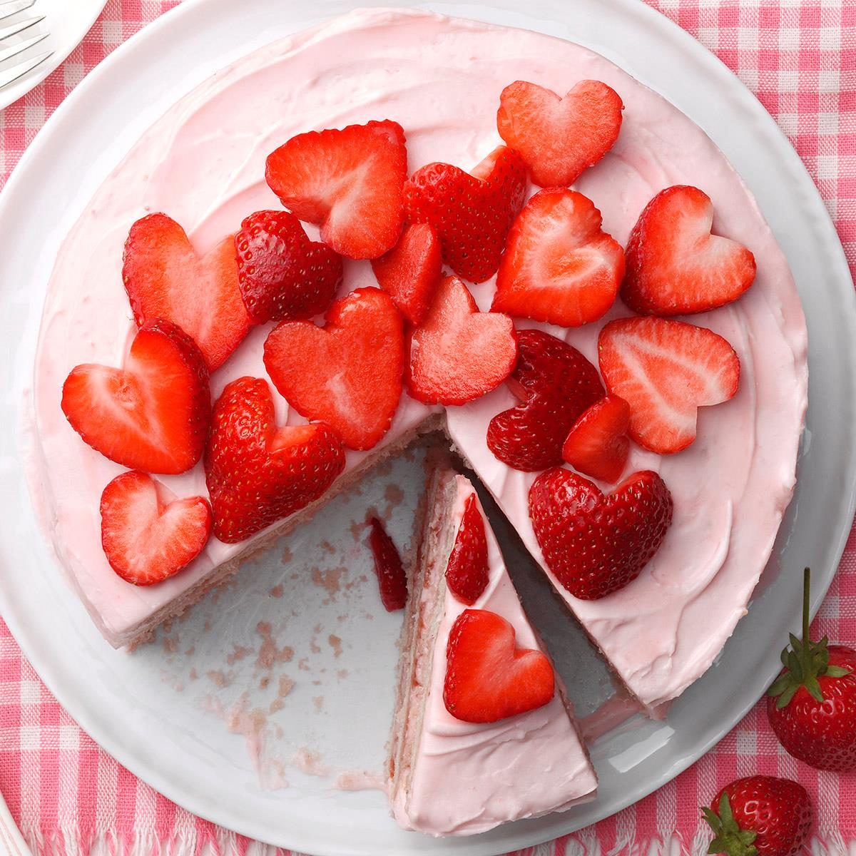 草莓酱的蛋糕