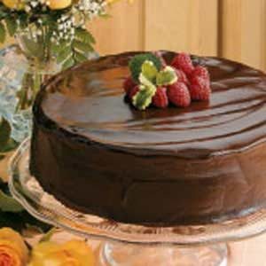 丰富的巧克力蛋糕