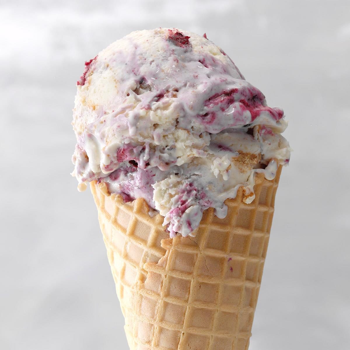 无搅拌蓝莓全麦饼干冰淇淋