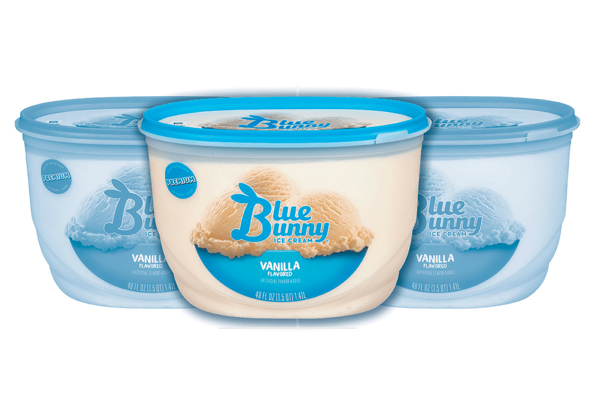 蓝色兔子香草冰淇淋