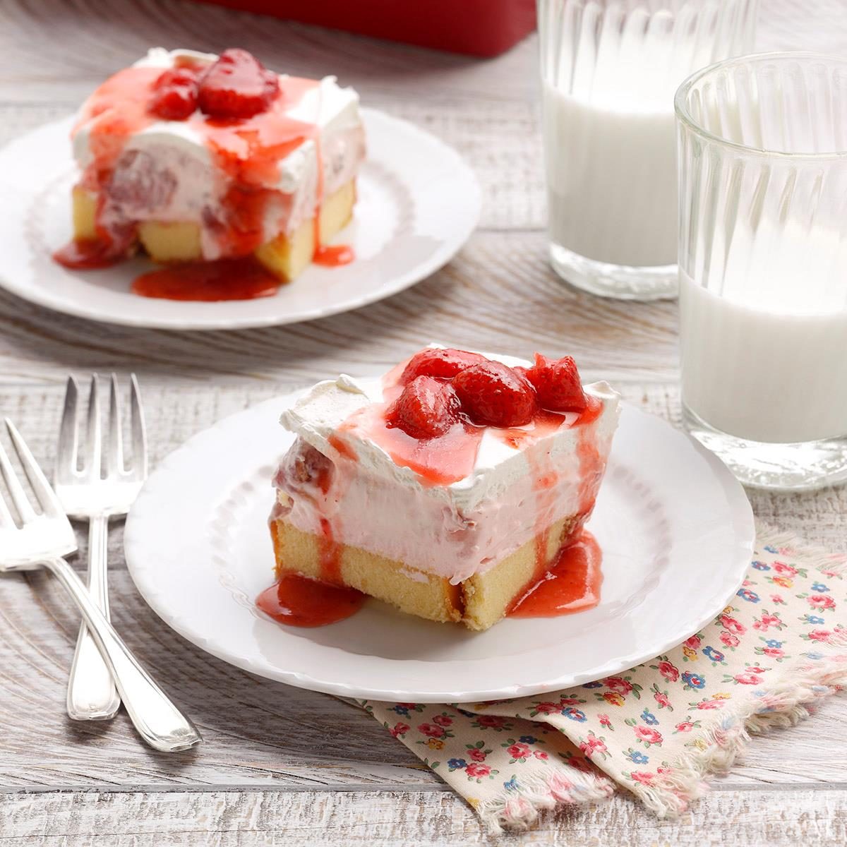 草莓奶油芝士磅蛋糕